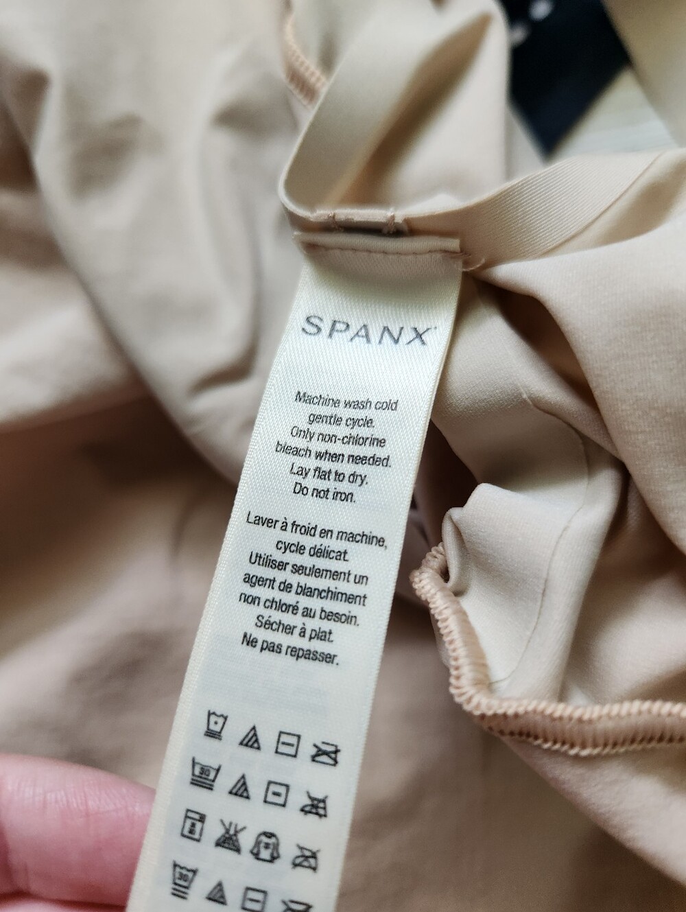 Spanx Shape My Day Open Bust Mid Thigh Shapewear Bodysuit Size Large - Picture 5 of 7